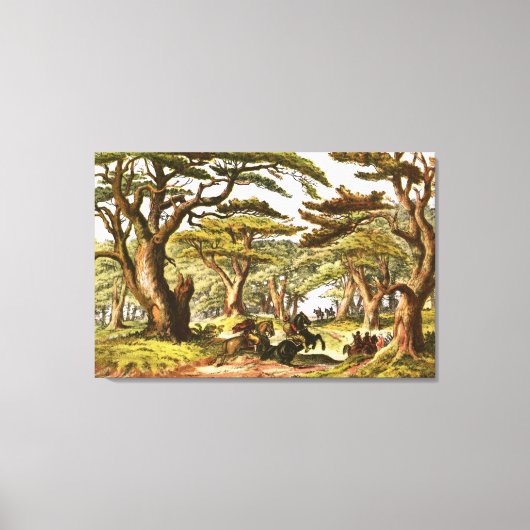 De Ceders van Libanon Canvas Afdruk (Voorkant)