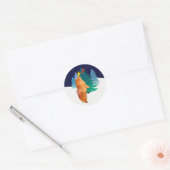 De Celestial Chow-stickers Ronde Sticker (Envelop)