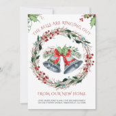 De cellen gaan uit Holly Wreating Moving Aankondiging (Voorkant)