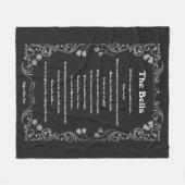 De cellen van Edgar Allan Poe Fleece Deken (Voorkant (Horizontaal))
