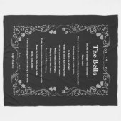 De cellen van Edgar Allan Poe Fleece Deken (Voorkant (Horizontaal))