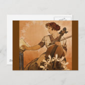 De Cellist Briefkaart (Voorkant / Achterkant)