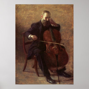 De Cello-speler Poster