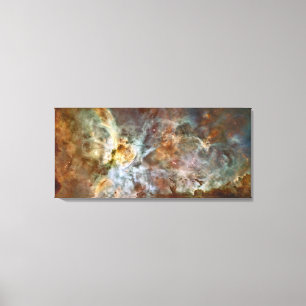 De centrale regio Carina Nebula Canvas Afdruk