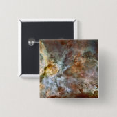 De centrale regio Carina Nebula Vierkante Button 5,1 Cm (Voorkant /achterkant)