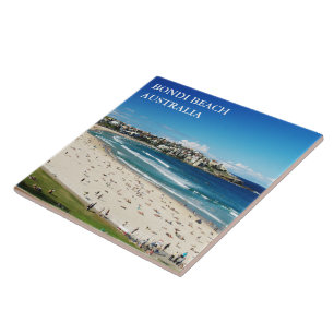 De ceramiektegel van het Strand van Bondi Tegeltje