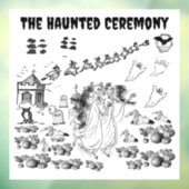 De ceremonie in Haunted - Raamsticker (Vel 3)