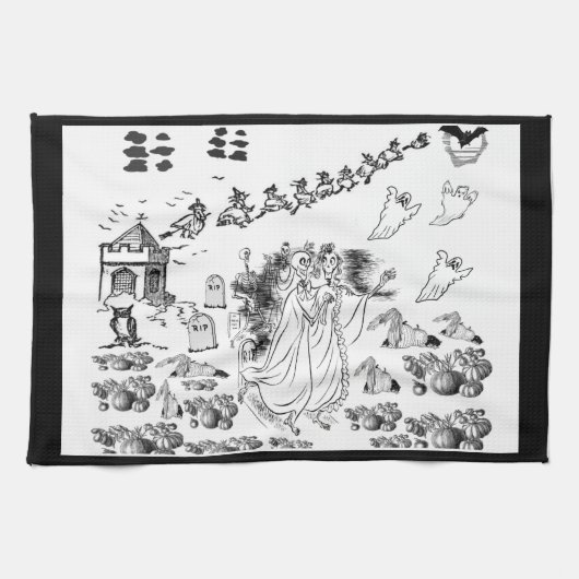 De ceremonie in Haunted - Theedoek (Horizontaal)