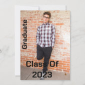 De ceremonieklasse van het moderne manuscript van  aankondiging (Achterkant)