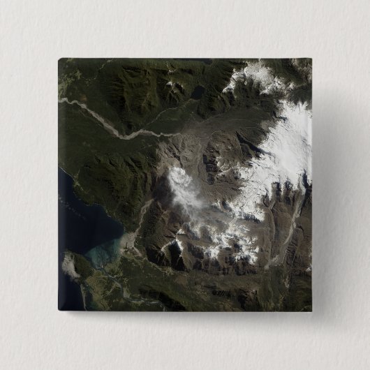 De ChaitSharn® Â© n Volcano Vierkante Button 5,1 Cm (Voorkant)