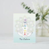 De Chakras Briefkaart (Staand voorkant)