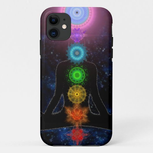 De Chakras iPhone Hoes (Achterkant)