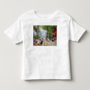 De Chalet du Cycle in de Bois de Boulogne Kinder Shirts