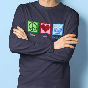 De Chanoeka van de Liefde van de vrede T-shirt