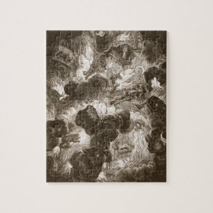De Chaos, gegraveerd door Bernard Picart (1673-173 Legpuzzel