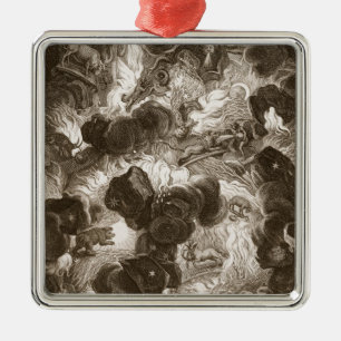 De Chaos, gegraveerd door Bernard Picart (1673-173 Metalen Ornament