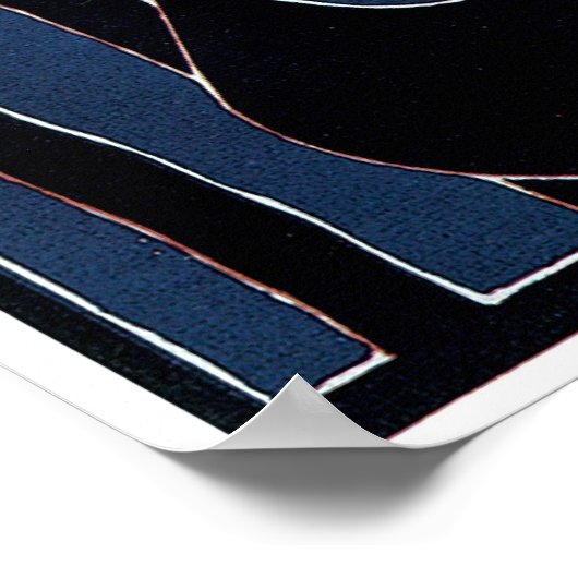 De Chap Book ~ Blue Lady Poster (Hoek)