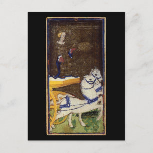 De Chariot Tarot-kaart Briefkaart