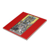 de chariot tarot tegeltje (Zijkant)