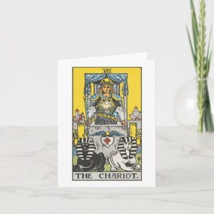 De Chariot tarotkaart - Rider Waite Smith tarot Kaart