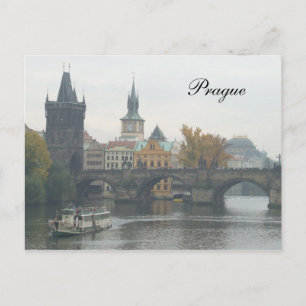 De Charles Bridge Prague Tsjechië Briefkaart