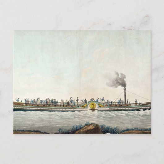 De Charles-Philippe, de eerste steamboot Briefkaart (Voorkant)