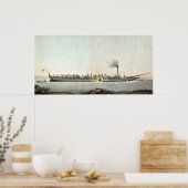 De Charles-Philippe, de eerste steamboot Poster (Keuken)