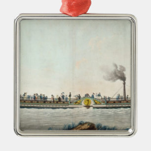 De Charles-Philippe, de eerste stuurboot Metalen Ornament