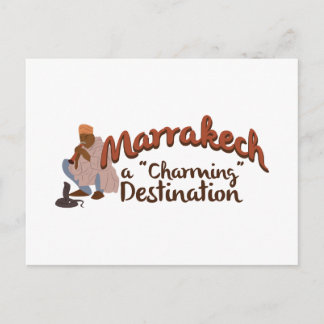De Charmante Bestemming van Marrakech Briefkaart