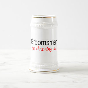 De charmante (Groomsman) Bierpul
