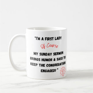 "De charme van de first lady" Koffiemok
