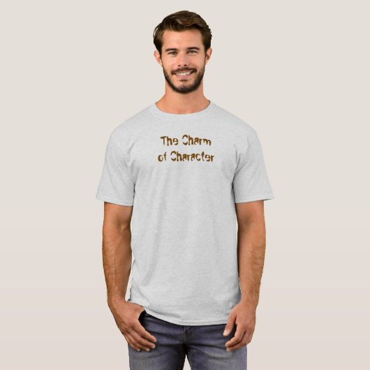 De charme van het karakter T-shirt (Voorkant volledig)