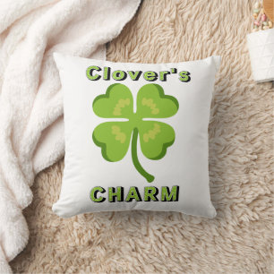 De charme van St. Patrick's Day klaver Kussen