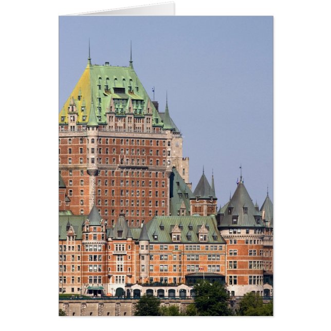 De Chateau Frontenac in Quebec City, Canada. (Voorkant)