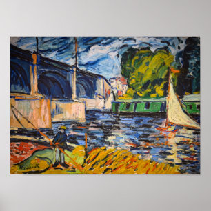 De Chatoubrug Maurice de Vlaminck Poster