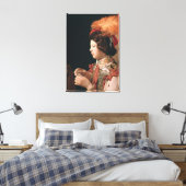 De Cheat met de Ace Diamonds Canvas Afdruk (Insitu (Slaapkamer))