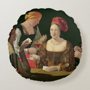 De Cheat met de Ace Diamonds Rond Kussen