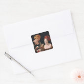 De Cheat met de Ace Diamonds Vierkante Sticker (Envelop)
