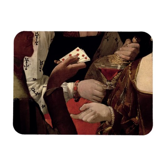 De Cheat met de Ace of Diamonds, detail van de Magneet (Horizontaal)