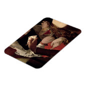 De Cheat met de Ace of Diamonds, detail van de Magneet (Linkerzijde)