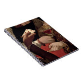 De Cheat met de Ace of Diamonds, detail van de Notitieboek (Rechterzijde)