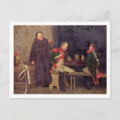 De Cheat (olie op doek) (één van paar - zie 19572 Briefkaart (Voorkant)