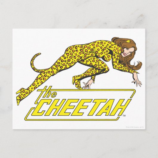 De Cheetah Briefkaart (Voorkant)