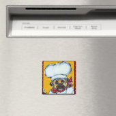 De Chef Pug Magneet (Insitu (Vaatwasser))