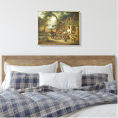 De Cherry Seller Canvas Afdruk (Insitu (Slaapkamer))