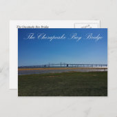 De Chesapeake Bay Bridge Briefkaart (Voorkant / Achterkant)