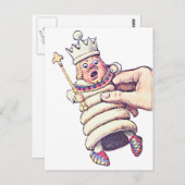 De Chess King Briefkaart (Voorkant / Achterkant)