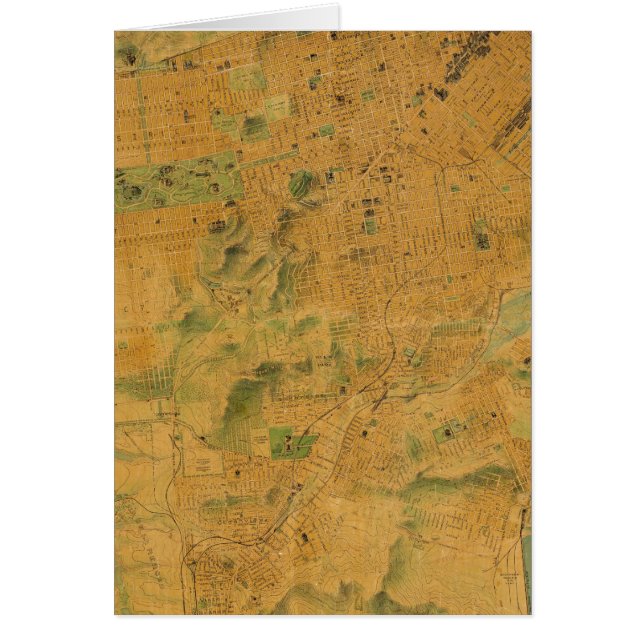 De Chevalier Map van San Francisco (Voorkant)