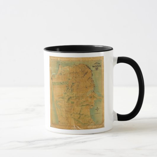 De Chevalier Map van San Francisco Mok (Rechts)