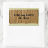 De chez moi à votre autocollant (Sac)